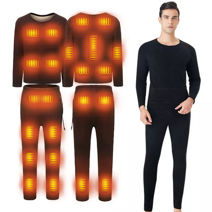 APP control Heated Jacket Thermal Underwear