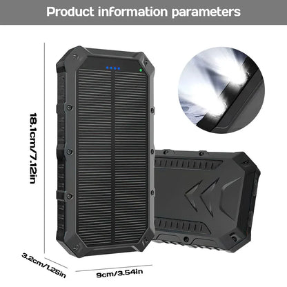 20000mAh Solar Power Bank