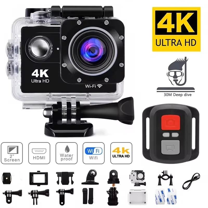 170D Underwater Waterproof Helmet Action Camera