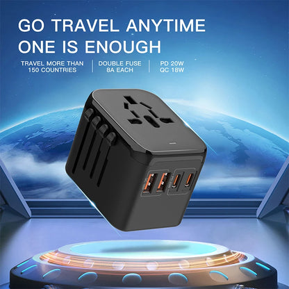 Universal Travel Adapter All-in-one Travel Charger