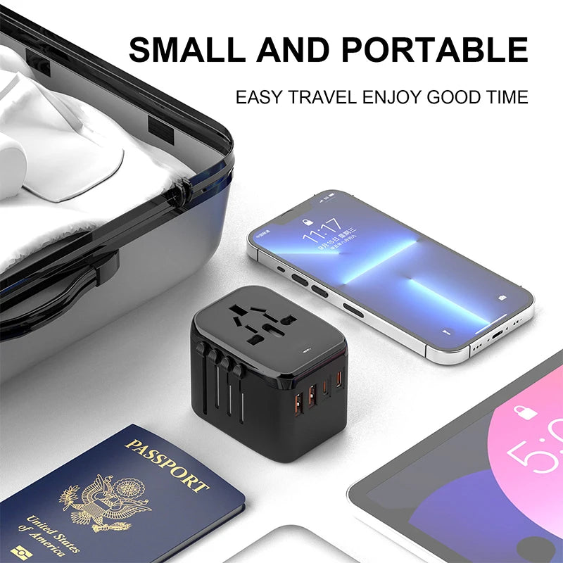 Universal Travel Adapter All-in-one Travel Charger