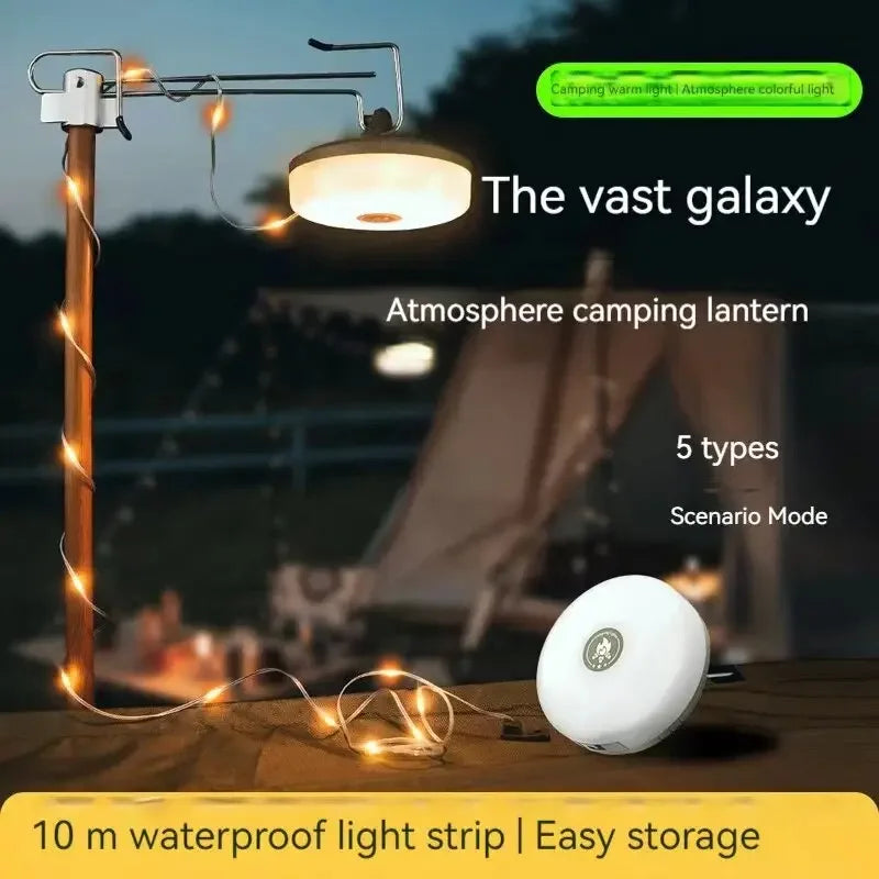 10M Length Waterproof LED Camping Lamp Strip Atmosphere