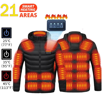 21 Areas Heated Jacket