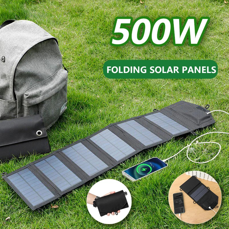 500W Portable Polysilicon Solar Panel Charger